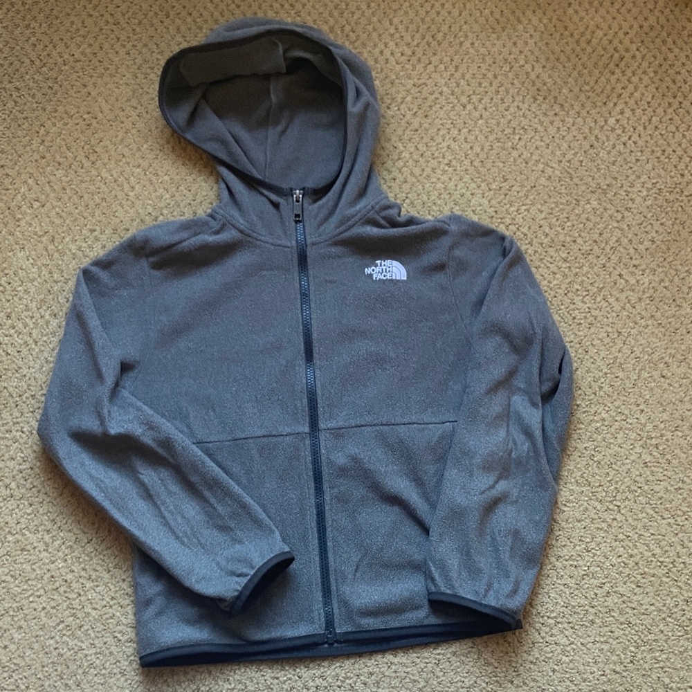 The North Face Kids Charcoal Hooded Jacket
